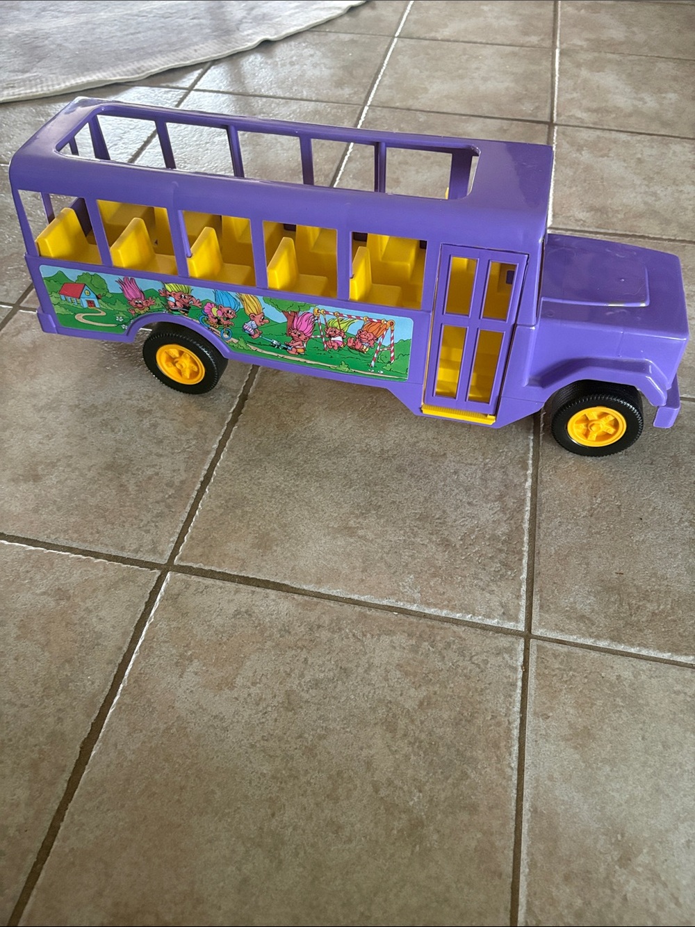Vintage 1980s Troll Bus